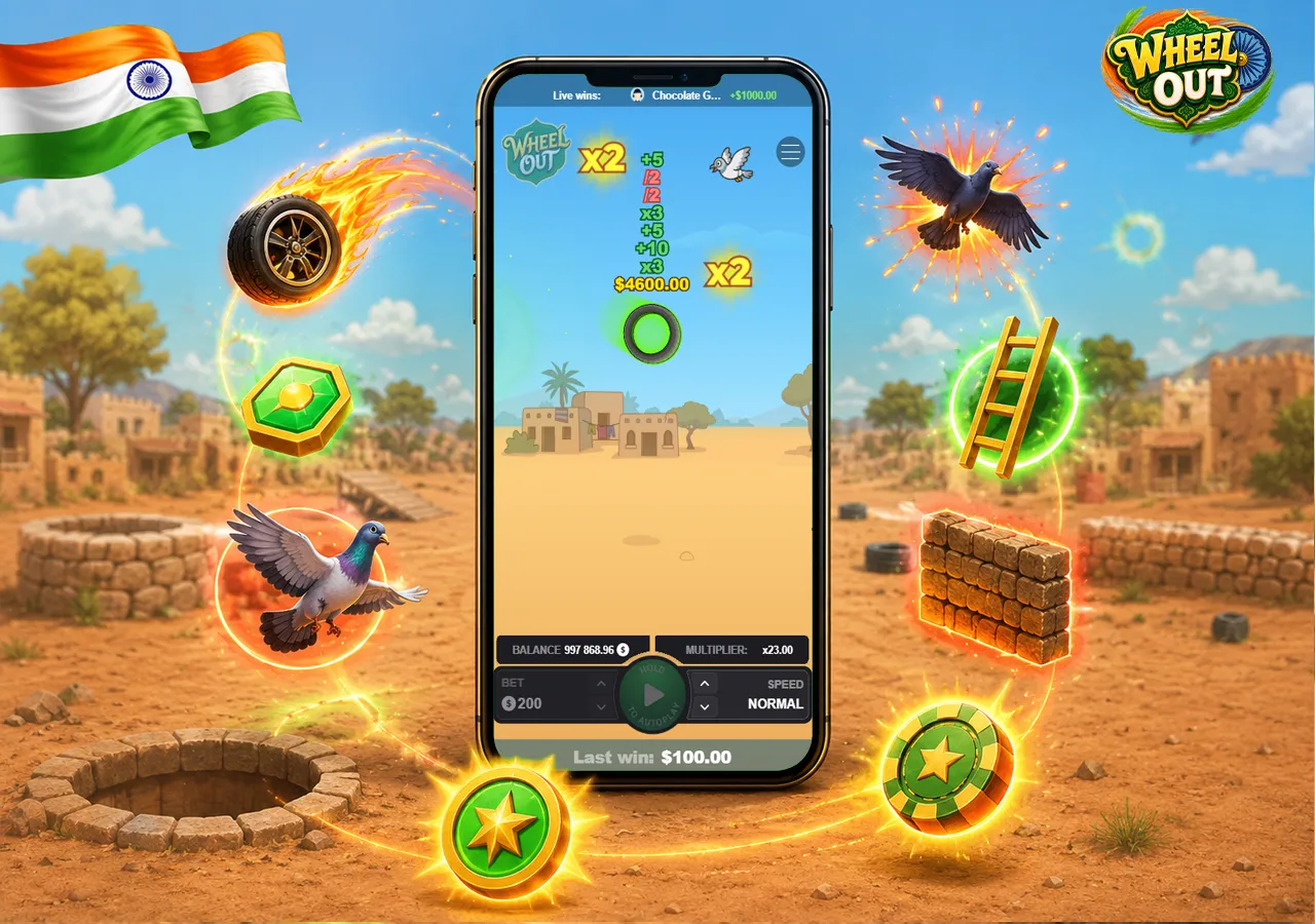 Symbol mechanics with smartphone, bonus cues, obstacles and rescue elements